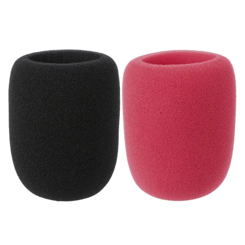 

1PC Microphone Foam Thicken Mic Cover Sponge Professional Studio WindScreen Protective Grill Shield Soft Microphone Cap