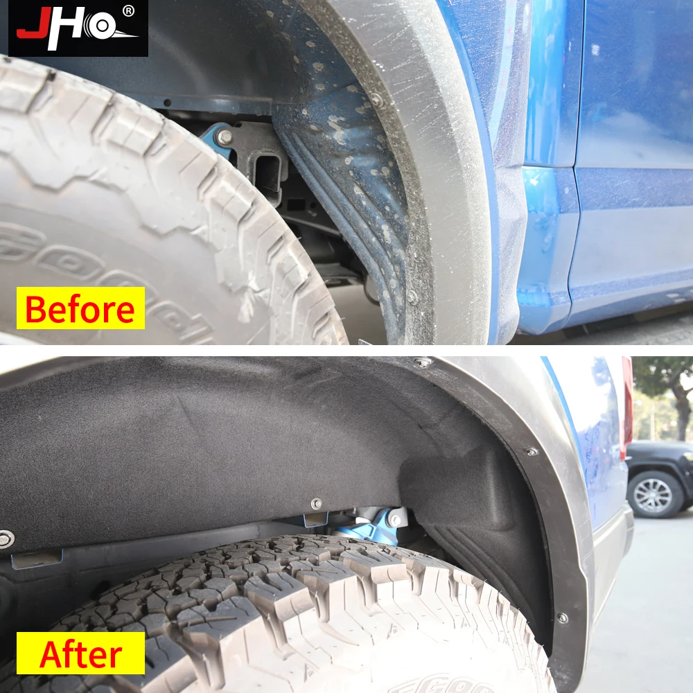 JHO колодец заднего колеса для Ford F150 Raptor 2017 2020 4 дверная экипажная кабина 2019 2018