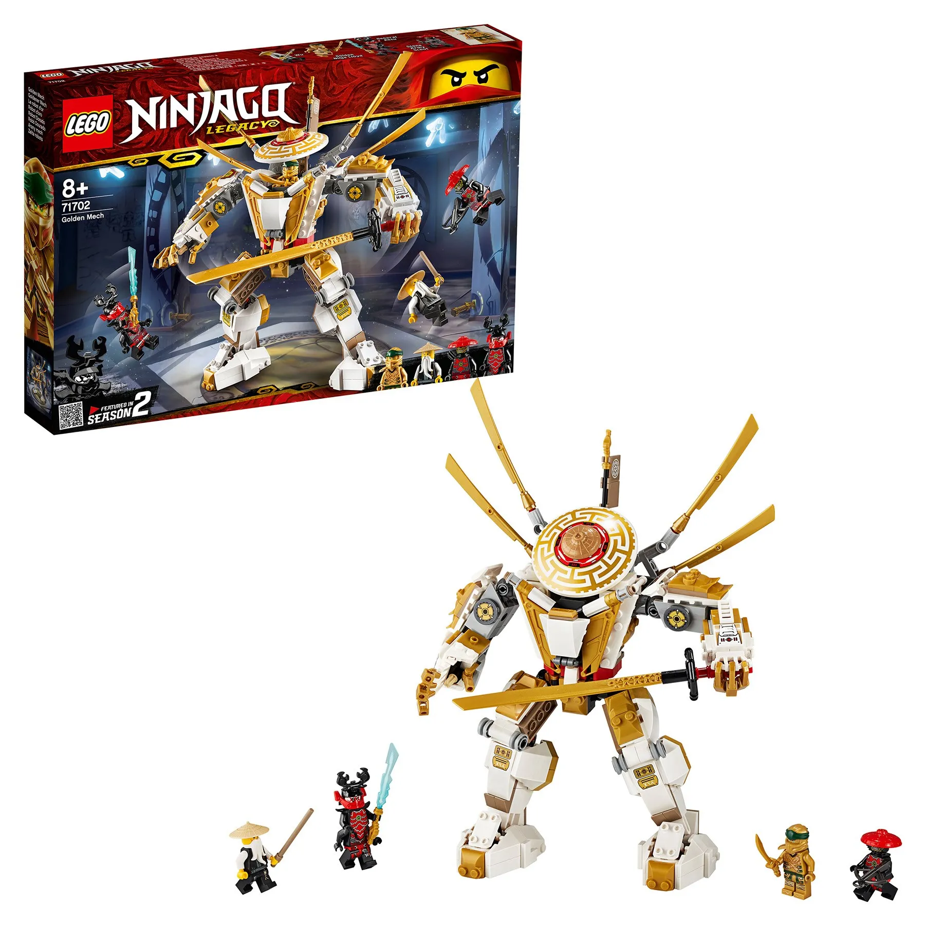 Конструктор LEGO NINJAGO 71702 Золотой робот | Игрушки и хобби