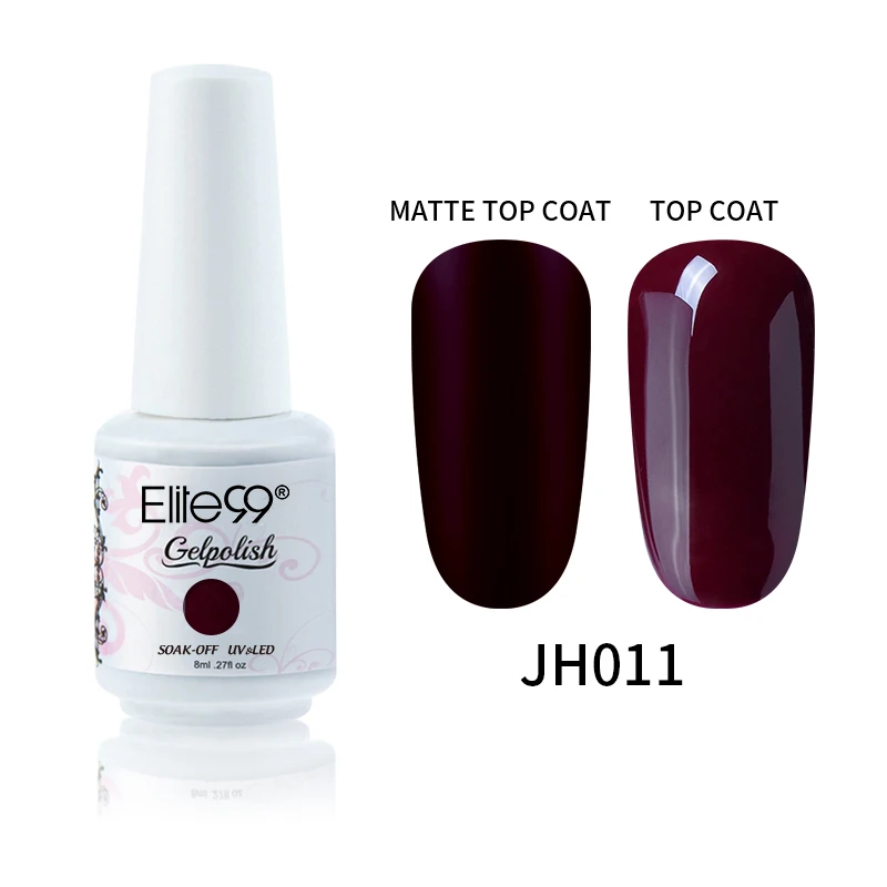 JH011 Elite99 8 мл Гель-лак для ногтей замочить от телесного цвета УФ Гель-лак для маникюра гибридные Лаки Полуперманентная основа верхнее покрытие для ногтей - Цвет: JH011