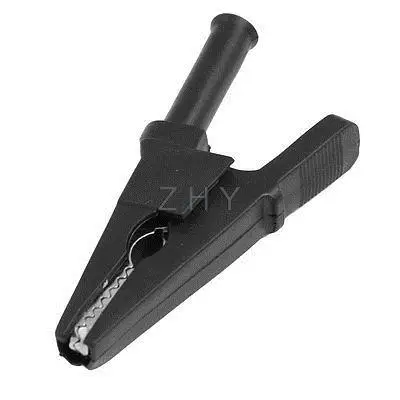 

Black Soft Plastic Coated Metal Alligator Clip 3000V for Multimeter