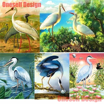 

5d diamond painting full square Crane animal diamond art kit Crane rhinestone pictures diy diamond embroidery full set Crane