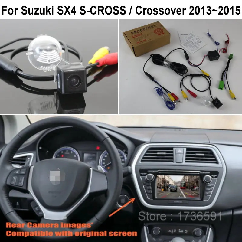 RCA и оригинальный экран совместимый с Suzuki SX4 S CROSS/наборы камер заднего вида