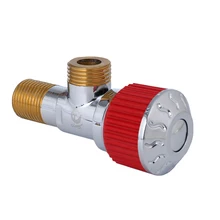 Brass Triangle Valve Faucet Calorifier Cold and Hot Water Universal Angle Toilet Sink Water Heater Kitchen Bathroom Accessories