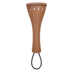 3/4 4/4 Violin Tailpiece Durable Jujube Wood Tuners Stringed Instrument Accessories Violin Fiddle Tailpiece Parts With Rope