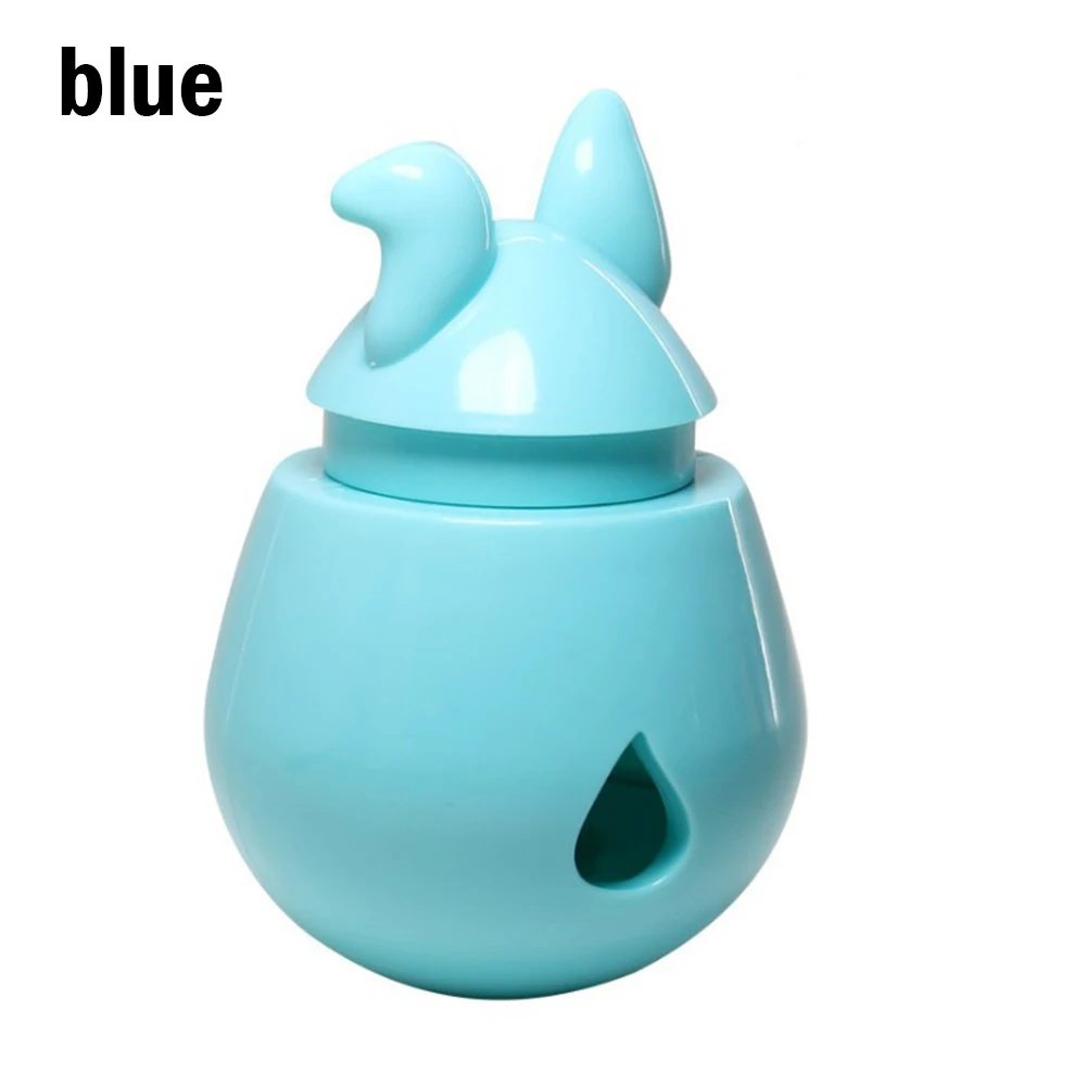 blue Интерактивная игрушка для собак, кошек, IQ Treat Ball, умнее, игрушки для домашних животных, пищевой шар, дозатор для еды, для кошек, игры, тренировочные шарики, товары для домашних животных - Цвет: blue