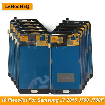 

10 Piece/lot J7 Display For Samsung Galaxy J7 J700 LCD Display Touch Screen Digitizer Assembly for Samsung J700 2015 J700F LCD