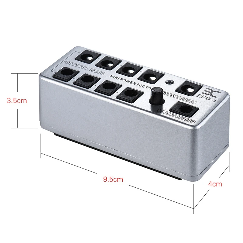 ENO гитарный эффект педаль питания с USB BoosterStation дистрибьютор 9 изолированных DC выходов для 9 в 12-18 в гитарная педаль, ЕС