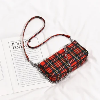 

NEW Original Design Fashion Handbag & Elegant Lattice Chain Underarm Bag Crossbody Bag Width 22cm Height 11cm Thickness 5cm