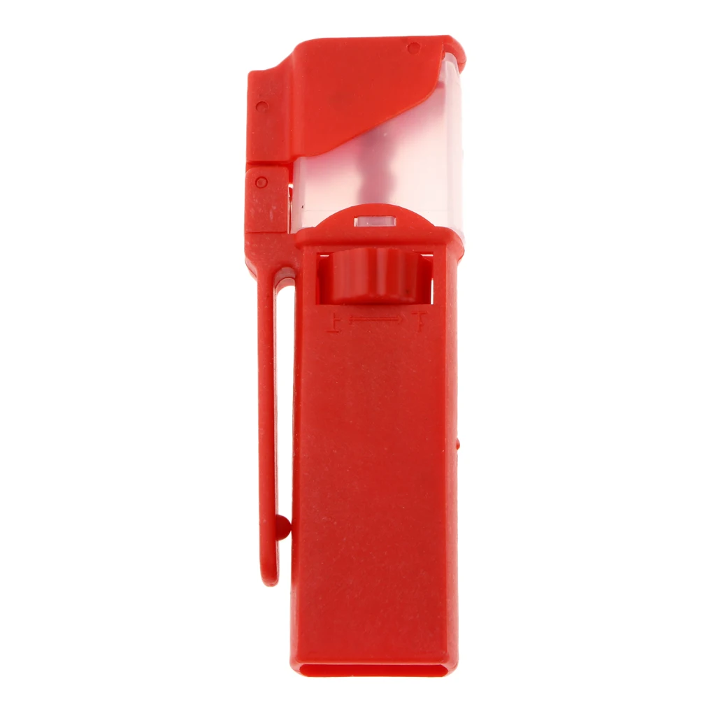 5pcs Powerful Bloodworm Clips Baits Clips Fishing Bait Bander Tool with Clear Box