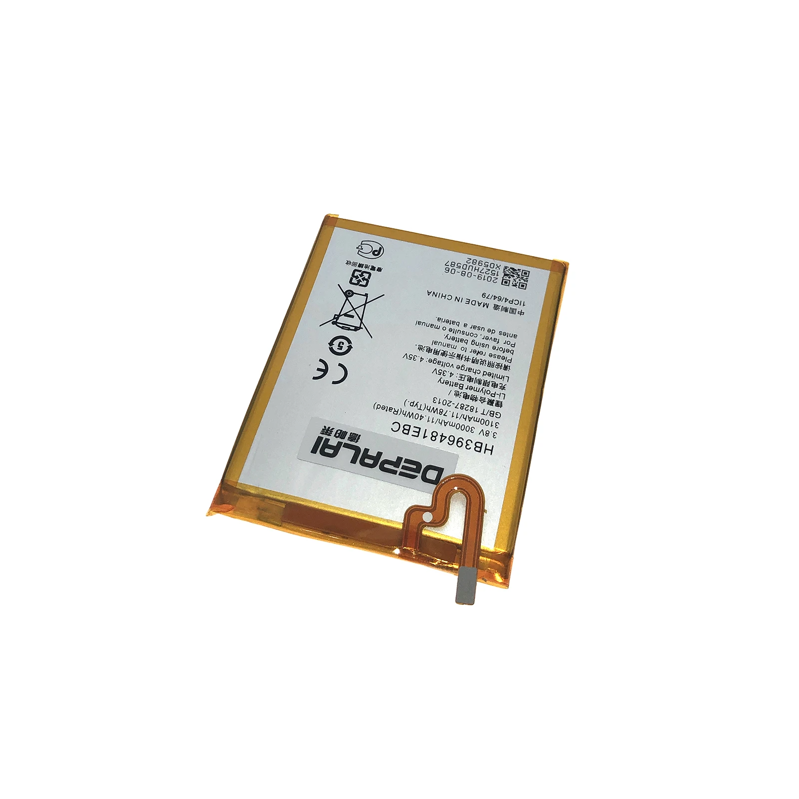 Сменный аккумулятор HB396481EBC для Huawei ASCEND G7 PLUS HONOR 5X G8 G8X RIO L03 UL00/TL00/AL00 3000