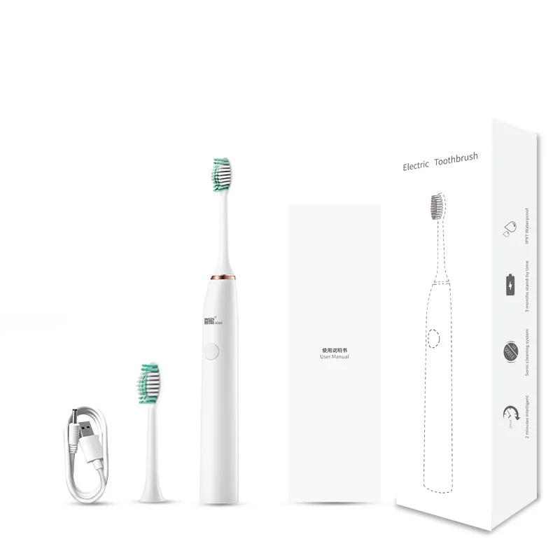 sonic electric toothbrush charging waterproof home full automatic toothbrush gift