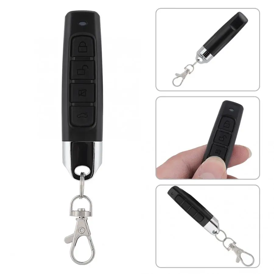 

NEW 2019 Thumb Shape Copy Pairing Remote Control 433mhz Garage Door Electric 4 Keys Remote Control