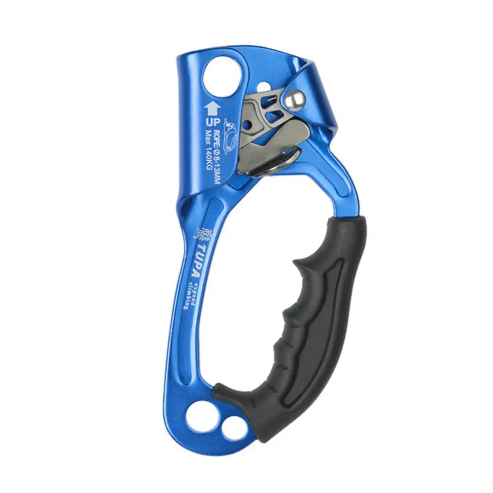 

50%Hot Sale Hand Ascender Portable Mountaineering Rock Climbing Rope Clamp Hand Ascender Rappelling Gear Easy to Use for Outdoor