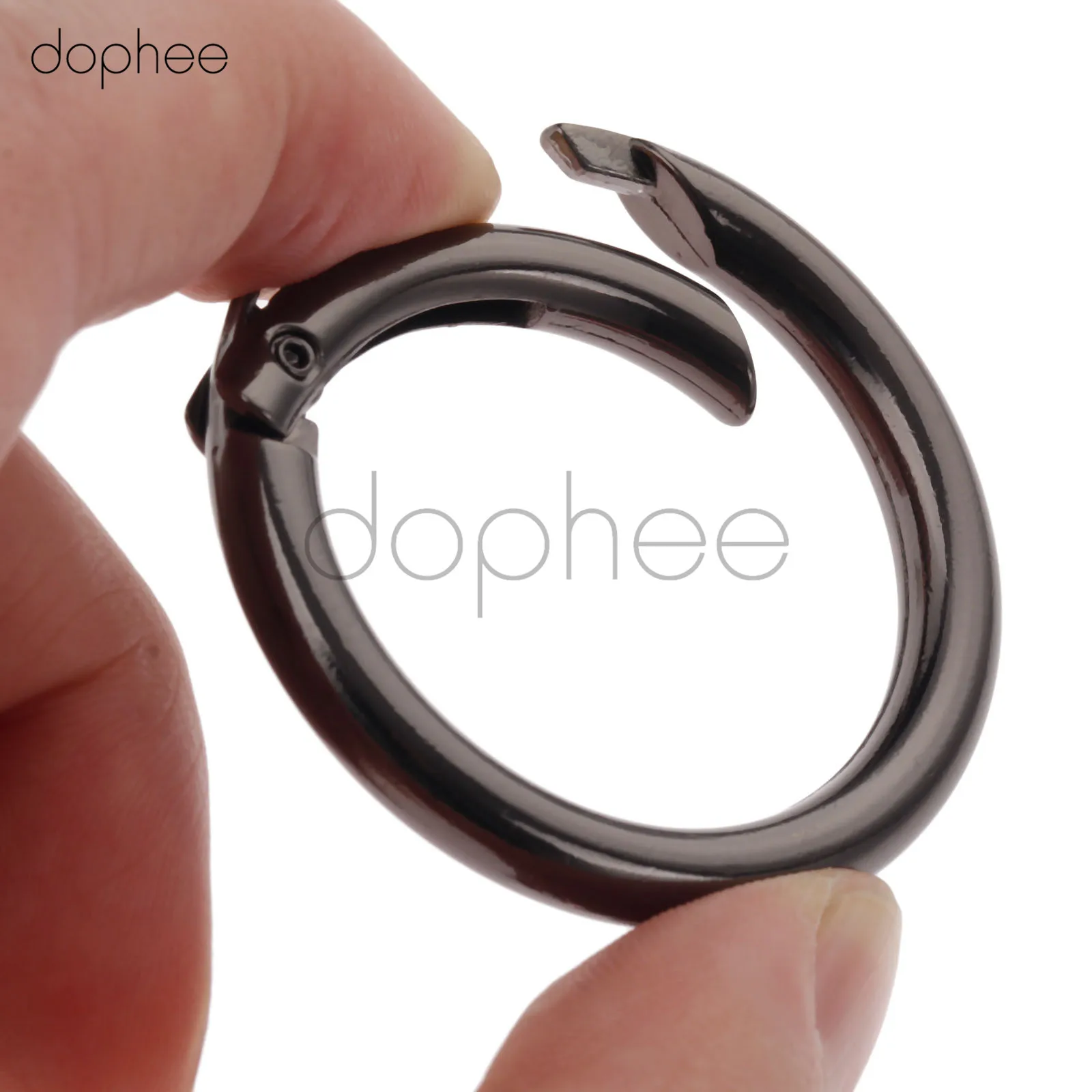 Dophee 5 шт. 32 мм Пружинные уплотнительные кольца 4 цвета открывающийся брелок
