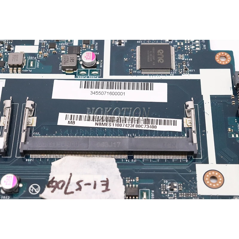 Nokotion Z5WE1 LA-9535P для acer aspire E1-570 E1-570G NBMES11007 NB. MES11.007 Материнская плата ноутбука GT740M SR0XG I7-3537U