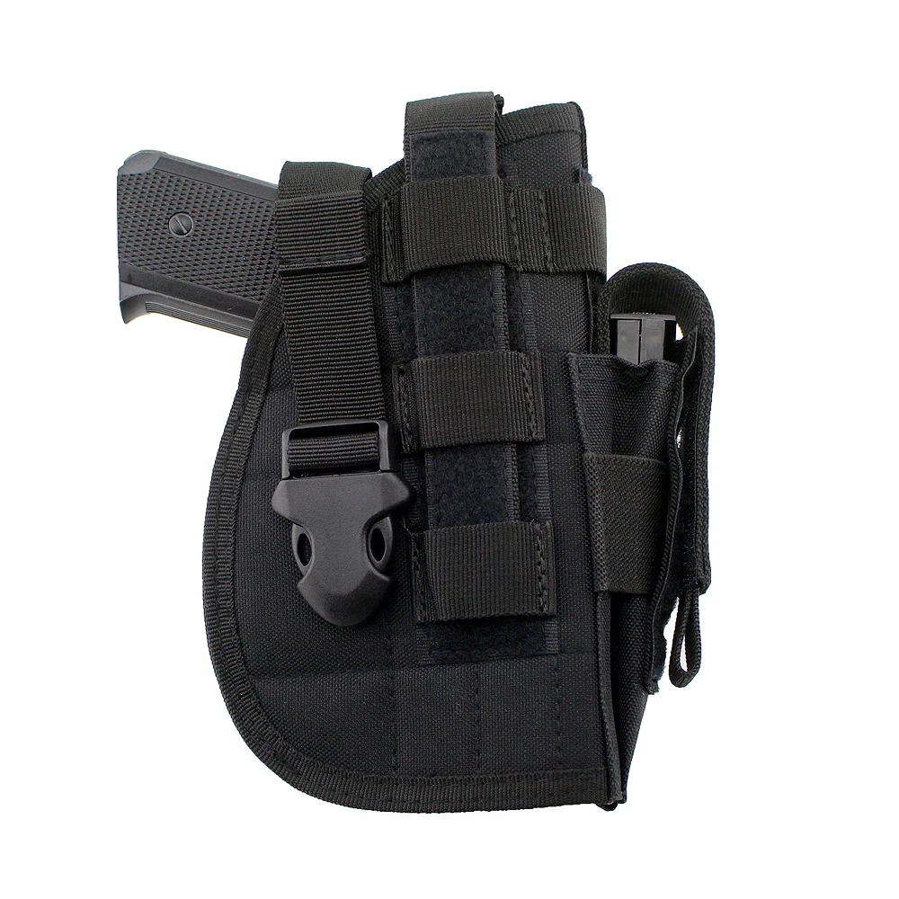 

Tactical Molle Gun Holster with Mag Pouch Molle Modular Pistol Holster Combat Airsoft Waist Belt Holsters For Glock 17 19 1911