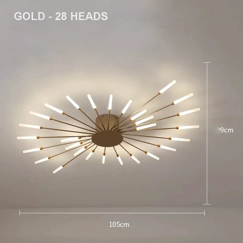 led behind tv Nordic Ceiling Lamp Modern Minimalist Creative LED Lighting Living Room Bedroom Dining Study Home Decor Starry Art Chandelier led lights behind tv