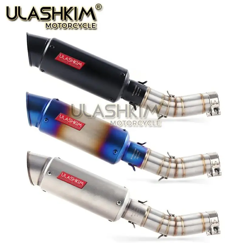 Полная выхлопная система мотоцикла глушитель Escape slip on для suzuki GSX250R GSX 250R GSX250 GW250 Link средняя труба с DB-KILLER Q