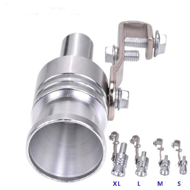 Motorbike Car Exhaust Fake Turbo Whistle Pipe Sound Muffler Blow Off Valve Universal Simulator Whistler
