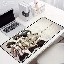

Attack on Titan Anime Mouse Pad Xl Rubber Mat Gaming Keyboard Pc Accessories Mouse for Computer Mousepad Gamer Rug Mausepad Pads