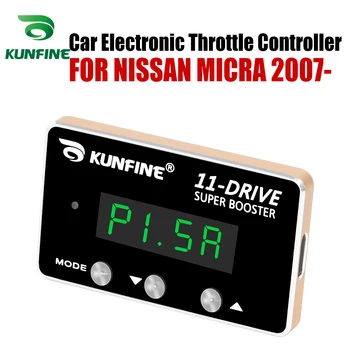 

KUNFINE Car Electronic Throttle Controller Racing Accelerator Potent Booster For NISSAN MICRA 2007- After Tuning Parts 11 Drive