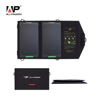 

ALLPOWERS 5V 10W Solar Charger SunPower Solar Panel Outdoor Portable Power Bank Charger for Smartphone