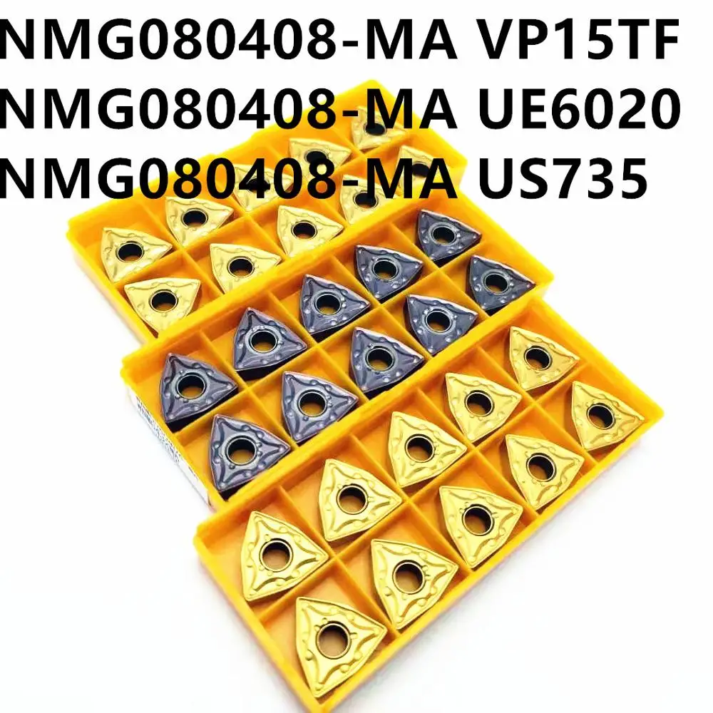 

Carbide insert WNMG080408 MA VP15TF / UE6020 / US735 outer round knife WNMG080408 lathe tool CNC tool milling cutter