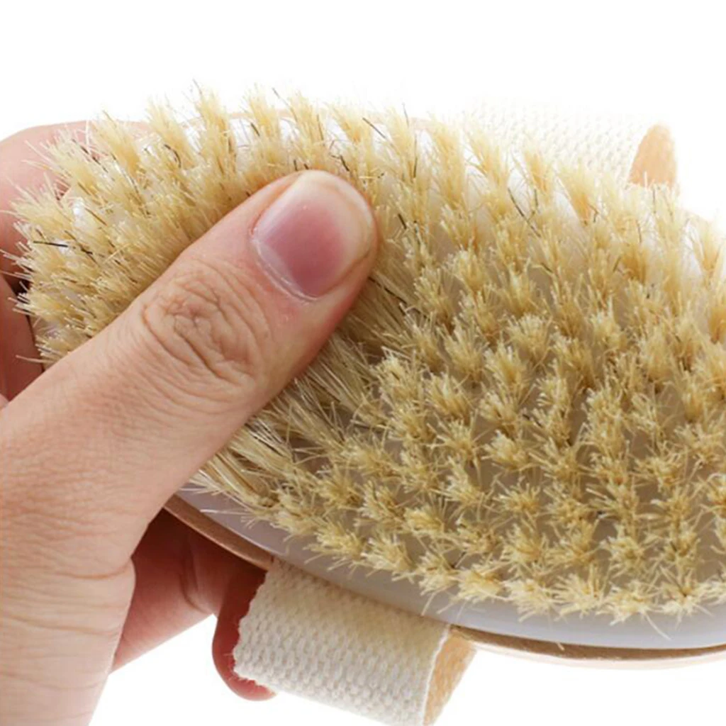 Body Brush for Wet or Dry Brushing - Gentle Exfoliating for Softer, Glowing Skin - Get Rid of Your Cellulite and Dry Skin