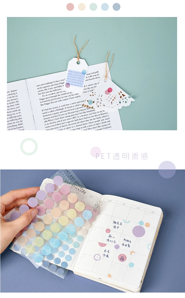 Lot De 20 Feuilles D'autocollants Ronds Colorés - Étiquettes Code Couleur, Cercles Adhésifs Pour Classement