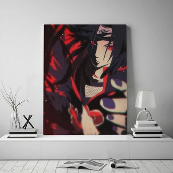 

Itachi Uchiha naruto anime Canvas poster Painting wall Art decor Living room Bedroom Study Home Decoration Prints