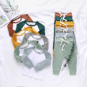 

Baby Kid Boy’s Autumn Winter Clothes Set Warm 2pcs Long-sleeved Top Trousers Long Pants Suit Fashion Casual Outfits Set 1-4Years