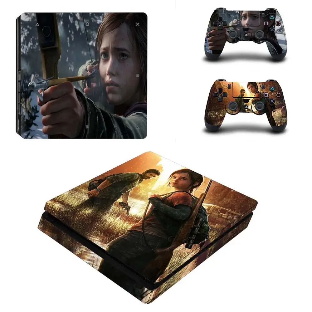 Последняя из нас тонкая защитная наклейка для PS4 Виниловая консоли и контроллера