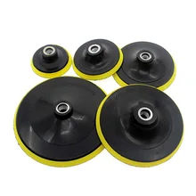 Disque de polissage 3/4/5/6/7 pouces et tige de perçage pour peinture de voiture, outils électriques, accessoires de broyeur électrique