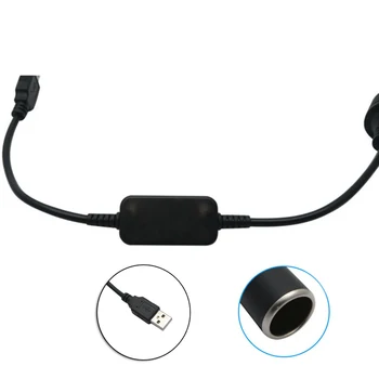 

Extension cable Car cigarette lighter Equipment USB charger Outlet Splitter 1pc