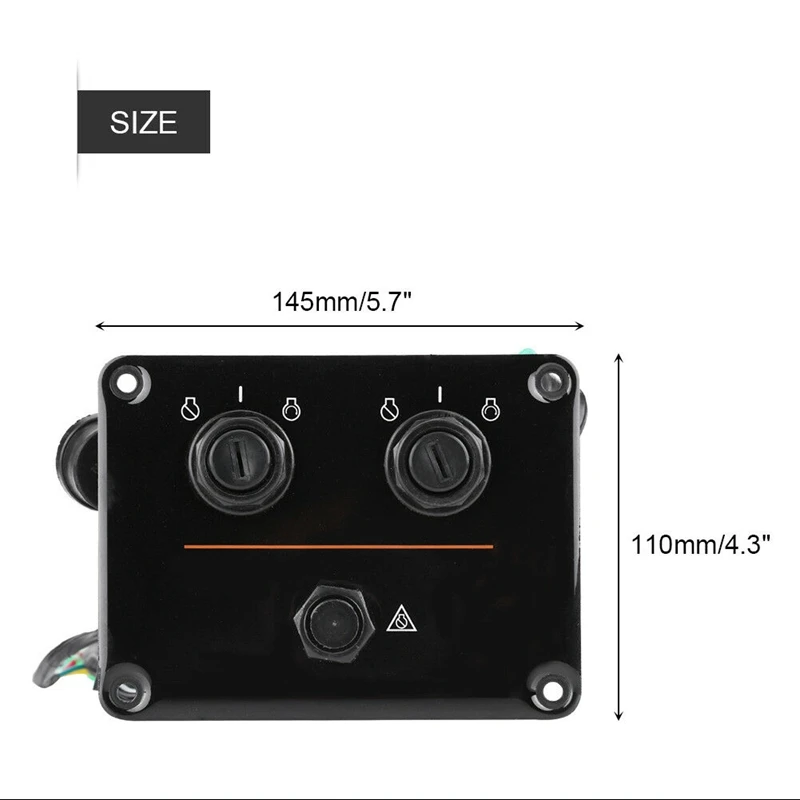 Newfor Yamaha подвесной двойной двигатель ключ переключатель в сборе 6K1-82570-08-00