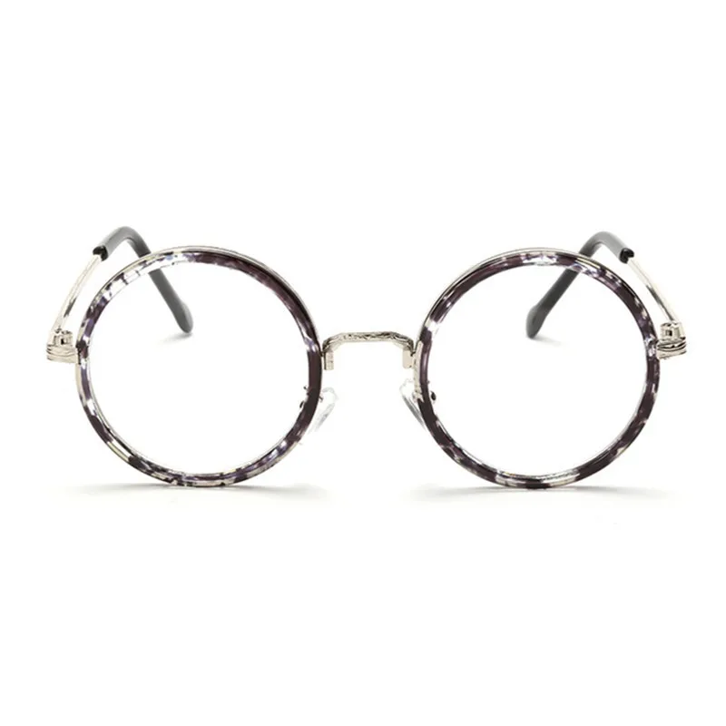 Ретро круглые очки, оправа для женщин и мужчин, прозрачные линзы, близорукость, оправы для очков, прозрачные оптические очки по рецепту