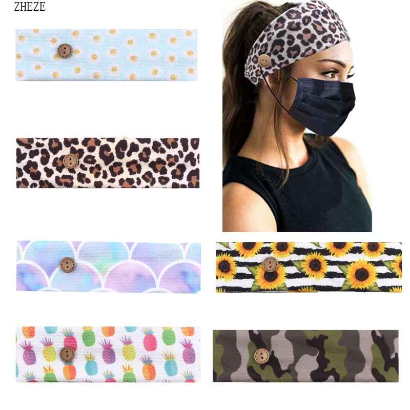 

Модный детский костюм леопардовой расцветки ткани для мужчин и женщин, повязка на голову, на пуговицах, с рисунком "Подсолнух" повязка на голову спортивный лента для волос аксессуары для волос