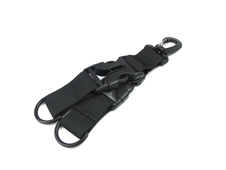 Открытый тактический нейлоновый тканевый рюкзак висячая Пряжка Многофункциональный Карабин d-образный для браслета брелока двойной сплит вешалка