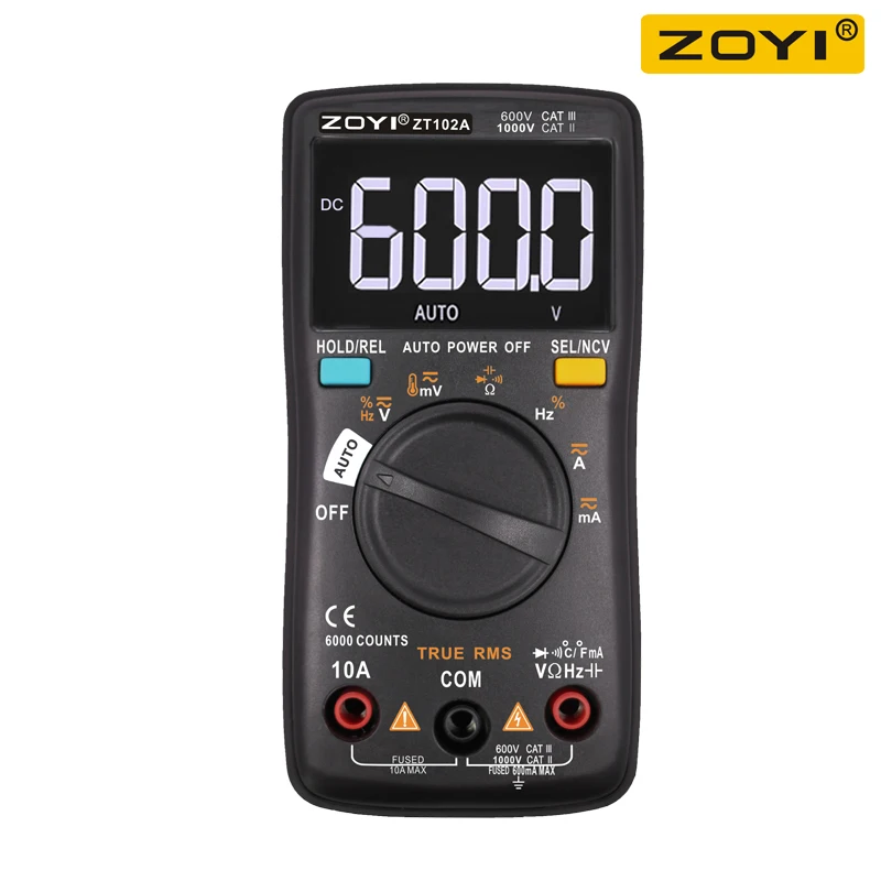 Digital Multimeter ZT102 / ZT102A electric tester AC DC voltage tester