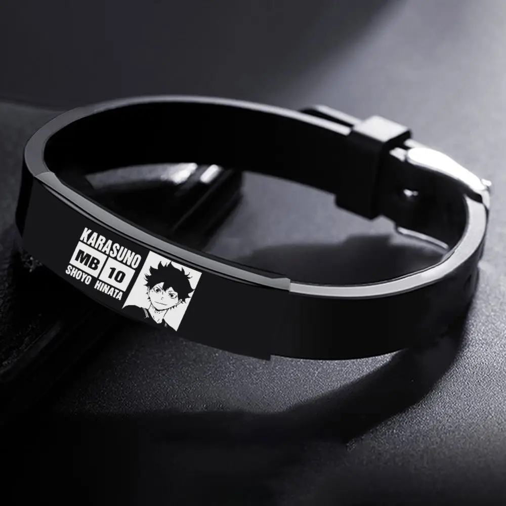 Haikyuu!! Figure Wristband Toys For Children Haikyuu! Hinata Shoyo Kageyama Tobio Metal Bracelet Cosplay Party Accessories Gifts | Игрушки и