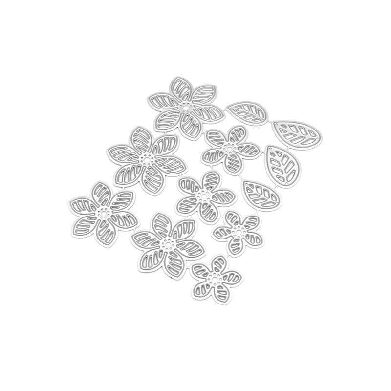 

3D Flower Scrapbooking Dies Metal Cutting Dies Stencil for DIY Photo Album Decoration Paper Card Making Embossing Craft Dies Cut