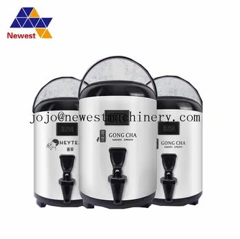 

8/10/15L Electric Milk Tea Coffee Buckets Commercial Stainless Steel milk insulation bucket Coffee Machines Hot Plate