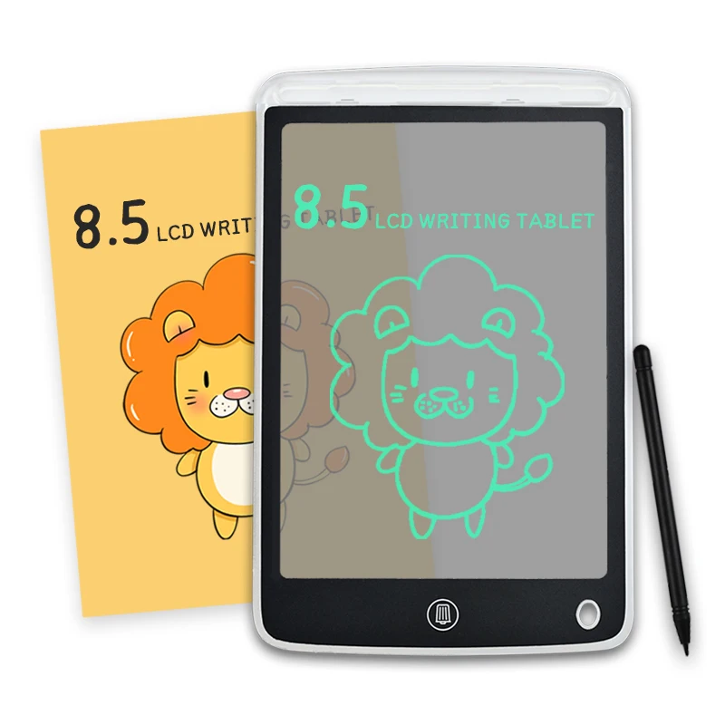 

LCD Writing Tablet 8.5 Inch Semi-Transparent Drawing Doodle Pad Electronic Notepad Paperless Message Board for Copy Scribble