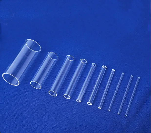 Clear quartz tube OD10*ID8*L64mm