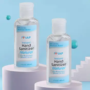 

60ml Travel Portable Mini Hand Sanitizer Anti-Bacteria No Moisturizing Bottle Disposable Waterless Fruit-Scented Clean Clea R2S6