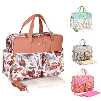 

3 in1 Baby Diaper Bag Multifunctional Waterproof Mummy Bag Thermal Insulation Handbag Casual Travel Baby Bag Stroller