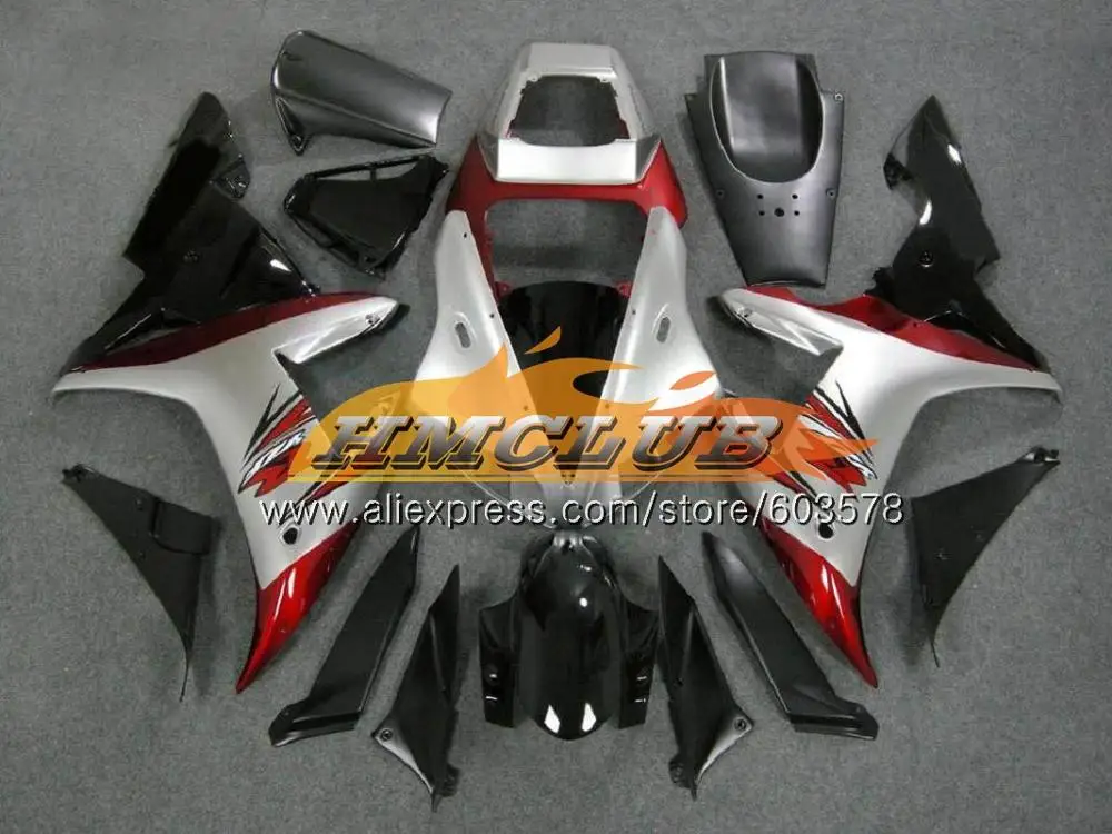 Для кузова Yamaha YZF R 1 YZF 1000 YZF-1000 2002 2003 60CL. 18 YZF R1 02-03 тела YZF1000 YZF-R1 YZFR1 02 03 красный хорошее обтекатель - Цвет: No. 2