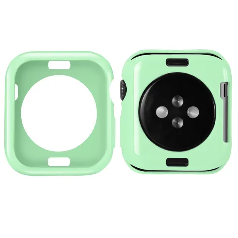 Soft Silicone Case for Apple Watch 6 SE 5 4 3 2 1 40MM 44MM Cover Protection Shell for iWatch 4 5 6 3 2 42MM 38MM Bumper