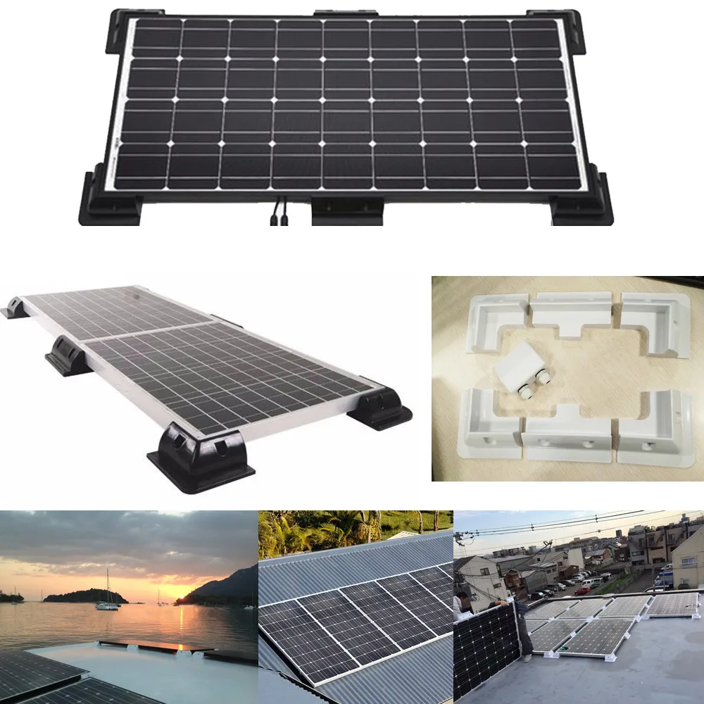 Гибкая солнечная панель батарея 150 Вт 300 Вт 18 в 12 В 24 В, зарядное устройство, светильник, моно кристаллические элементы, солнечное зарядное устройство для автомобиля, лодки, RV